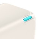 Ładowarka sieciowa Baseus GaN5, 2x USB-C + USB, 65W + kabel 1m (biała)