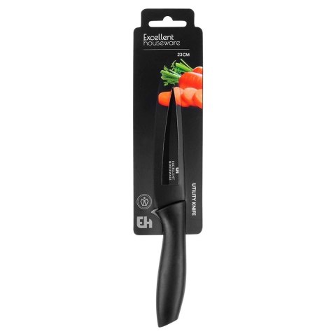 Nóż Kuchenny 23 cm Stal Nierdzewna Czarny do Zmywarki EXCELLENT ELECTRICS