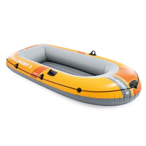 Ponton wędkarski Challenger 2os 200kg 236x114x41 cm pompka wiosła INTEX 66312