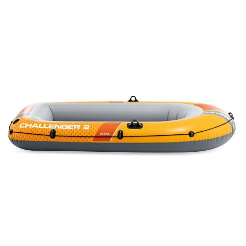 Ponton wędkarski Challenger 2os 200kg 236x114x41 cm pompka wiosła INTEX 66312