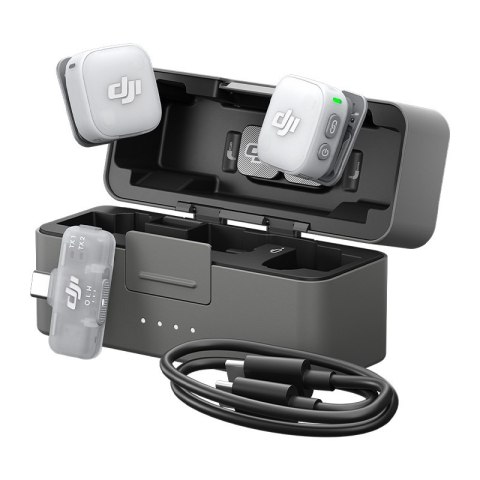System mikrofonów bezprzewodowych DJI Mic Mini 2 (2 TX + 1 Mobile RX + Etui ładujące)