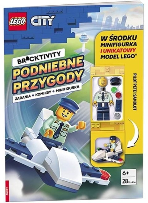 Ameet: LEGO City Books - Recreate Karty Wyzwań: Podniebne Przygody