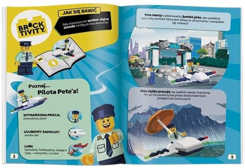 Ameet: LEGO City Books - Recreate Karty Wyzwań: Podniebne Przygody