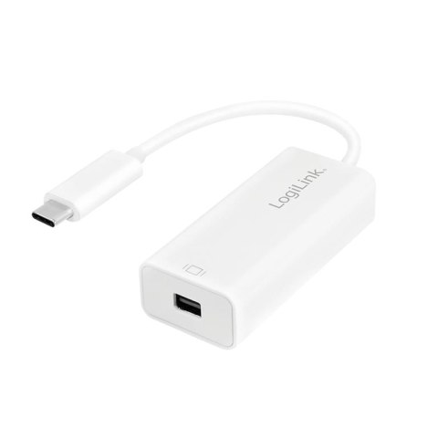 LogiLink UA0360 adapter kablowy 0,15 m USB Type-C Mini DisplayPort Biały