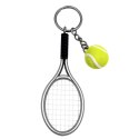 Sportowy Brelok do Kluczy Rakieta Tenisowy - Prezent dla Tenisisty - TRK-004