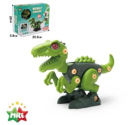Zestaw konstrukcyjny DIY do montażu - Wesoły Velociraptor