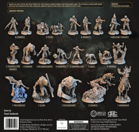GRA STALKER MODEL PACK: ZONE THREATS - dodatek - AWAKEN REALMS