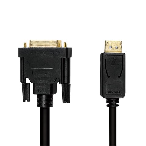 LogiLink CV0133 adapter kablowy 5 m DisplayPort DVI Czarny