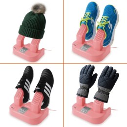 MULTI DRYER OZONE PRO (PINK) - Stacjonarna suszarka ozonator do obuwia, rękawiczek, czapek, kasków likwidująca bakterie i grzyby
