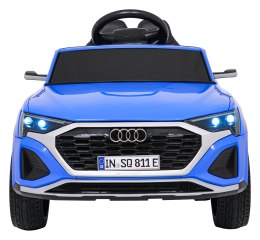 Auto Audi SQ8 niebieskie na akumulator dla dzieci + pilot 2,4 GHz