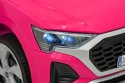 Auto Audi SQ8 różowe na akumulator dla dzieci + pilot 2,4 GHz