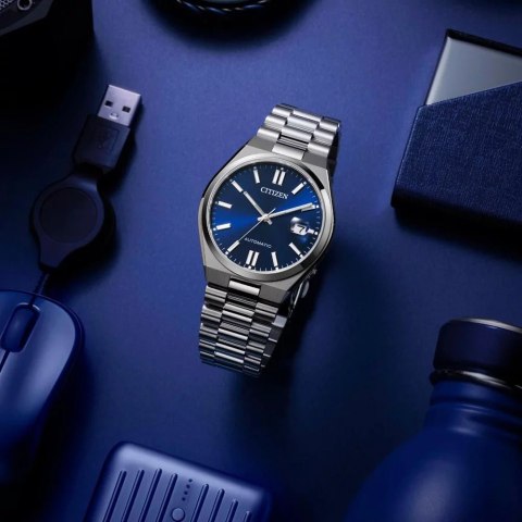 ZEGAREK MĘSKI CITIZEN Tsuyosa NJ0150-81L - AUTOMAT SZAFIR