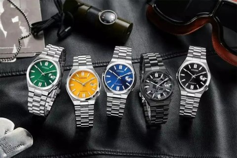 ZEGAREK MĘSKI CITIZEN Tsuyosa NJ0150-81L - AUTOMAT SZAFIR