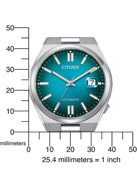 ZEGAREK MĘSKI CITIZEN Tsuyosa NJ0151-88X - AUTOMAT SZAFIR