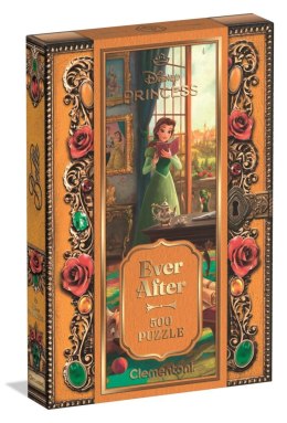 Clementoni - Puzzle 500el. Book - Belle, Princess Ever After Collection