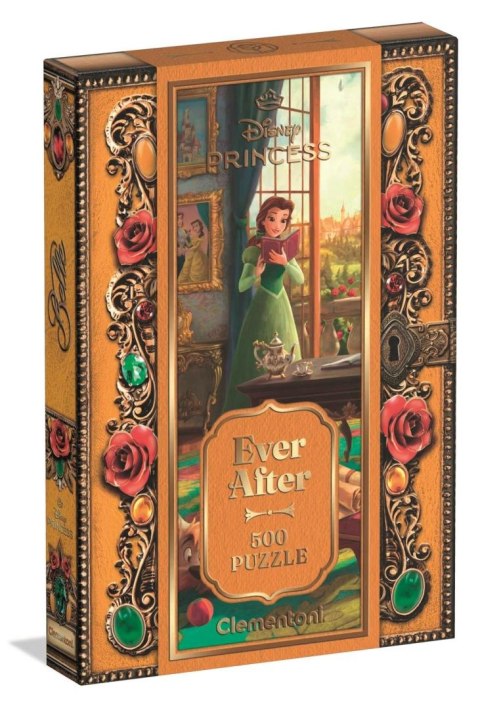 Clementoni - Puzzle 500el. Book - Belle, Princess Ever After Collection