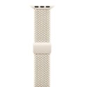 Crong Wave Band - Pleciony pasek do Apple Watch 38/40/41/42 mm (beżowy)