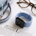 Crong Wave Band - Pleciony pasek do Apple Watch 38/40/41/42 mm (błękitny)