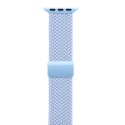 Crong Wave Band - Pleciony pasek do Apple Watch 38/40/41/42 mm (błękitny)