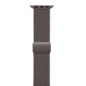 Crong Wave Band - Pleciony pasek do Apple Watch 38/40/41/42 mm (brązowy)
