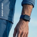 Crong Wave Band - Pleciony pasek do Apple Watch 38/40/41/42 mm (granatowy)
