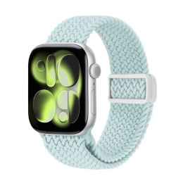 Crong Wave Band - Pleciony pasek do Apple Watch 38/40/41/42 mm (miętowy)