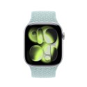 Crong Wave Band - Pleciony pasek do Apple Watch 38/40/41/42 mm (miętowy)