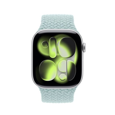 Crong Wave Band - Pleciony pasek do Apple Watch 38/40/41/42 mm (miętowy)