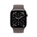 Crong Wave Band - Pleciony pasek do Apple Watch 44/45/46/49 mm (brązowy)