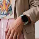 Crong Wave Band - Pleciony pasek do Apple Watch 44/45/46/49 mm (miętowy)