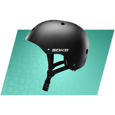 Kask sportowy L Soke K1 czarny