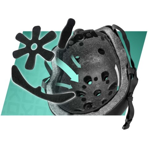 Kask sportowy M Soke K1 czarny