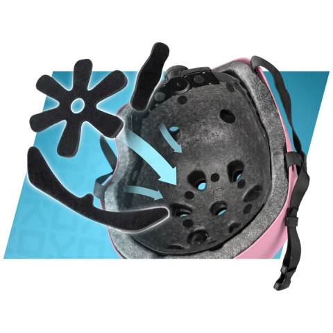Kask sportowy Soke M K1 różowy