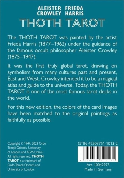 Cartamundi: Tarot - Crowley Tarot Delux GB New Edition