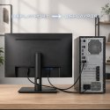 Qoltec Kabel DisplayPort v2.1 męski | DisplayPort v2.1 męski | 8K | 80G | 1.5m