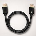 Qoltec Kabel DisplayPort v2.1 męski | DisplayPort v2.1 męski | 8K | 80G | 1.5m