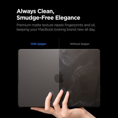 Spigen AirSkin - Obudowa MacBook Pro 16" (M5/M4/M3/M2/M1/2026-2021) (Frost Black)