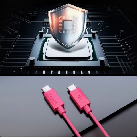Spigen EB6010CC Essential - Kabel USB-C do USB-C 60W 1m (Pink)