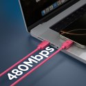 Spigen EB6010CC Essential - Kabel USB-C do USB-C 60W 1m (Pink)