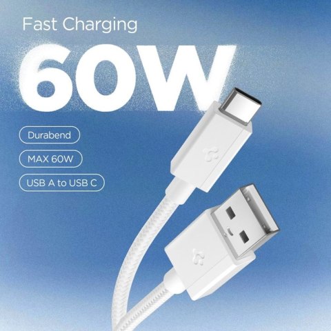 Spigen EB6015AC Essential - Kabel USB-A do USB-C 60W 1.5m (White)
