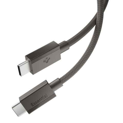 Spigen EB6015CC Essential - Kabel USB-C do USB-C 60W 1.5m (Gunmetal)