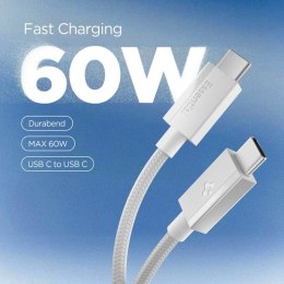 Spigen EB6015CC Essential - Kabel USB-C do USB-C 60W 1.5m (White)