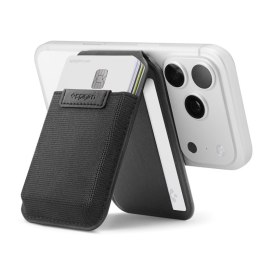 Spigen Slim Fold S314-4 MagSafe - Portfel magnetyczny z funkcją podstawki (Black)