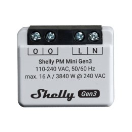 Sterownik Shelly PM Mini Gen3 WiFi/Bluetooth