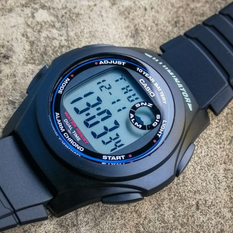 ZEGAREK MĘSKI CASIO F-200W-1ADF (zd151c) + BOX