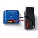 Qoltec Solarny regulator ładowania MPPT 15A do zasilania odbiorników DC i ładowania akumulatorów 12V / 24V | LiFePO4