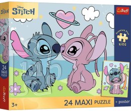 Trefl: Puzzle maxi 24el. - Premium Plus Kids - Marzenia Lilo i Stitcha