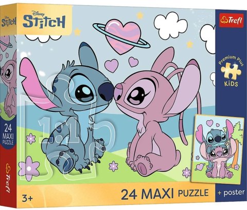 Trefl: Puzzle maxi 24el. - Premium Plus Kids - Marzenia Lilo i Stitcha