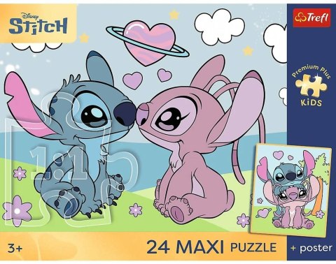 Trefl: Puzzle maxi 24el. - Premium Plus Kids - Marzenia Lilo i Stitcha