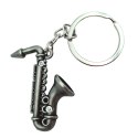 Brelok Metalowy Saksofon - Symboliczny Prezent dla Muzyka - MKT-0106